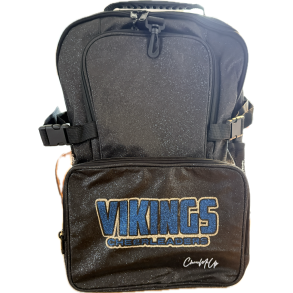 Glitter backpack - Sort - VIKINGS