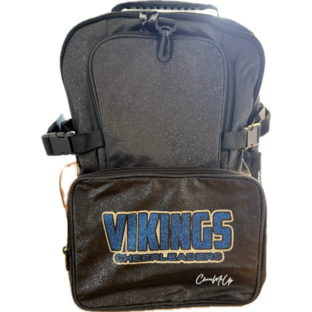Glitter backpack - Sort - VIKINGS