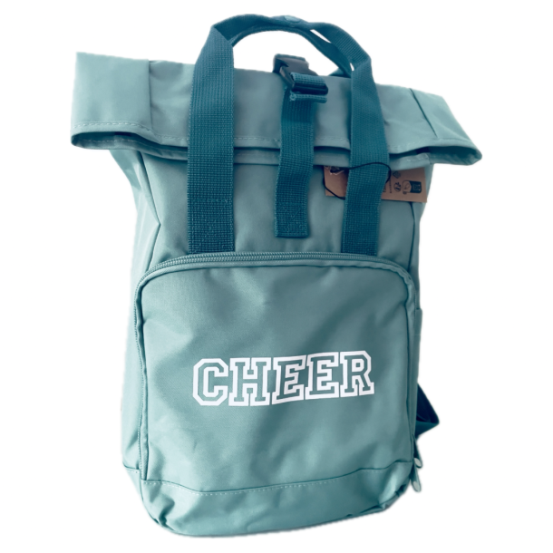 Recycled Mini Roll-Top Backpack - mint