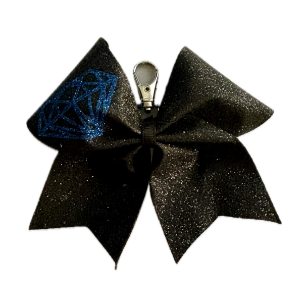 Sort Taske bow "Blue Diamond"