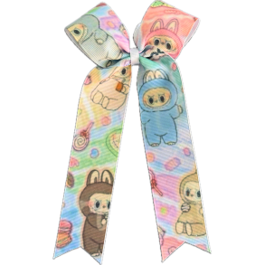 Long tail bow - Labubu Farvelade monster