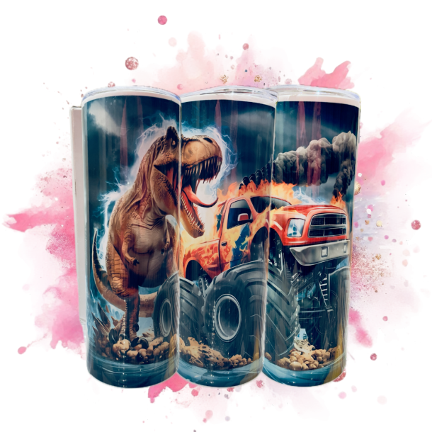 Thermo tumbler - Monstertruck / Dino