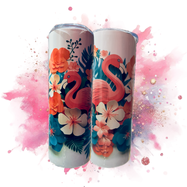 Thermo tumbler - Flamingo