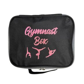 Sort Gymnast Box - Pink tekst