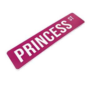 Princess st. Skilt