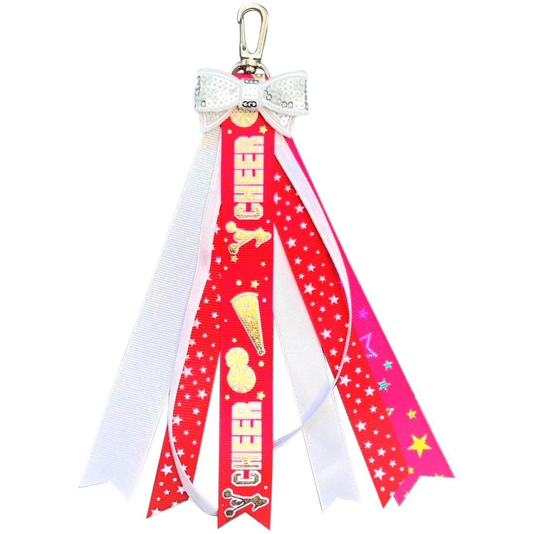 Zipper Charm Rød/hvid Accessories Cheermeup